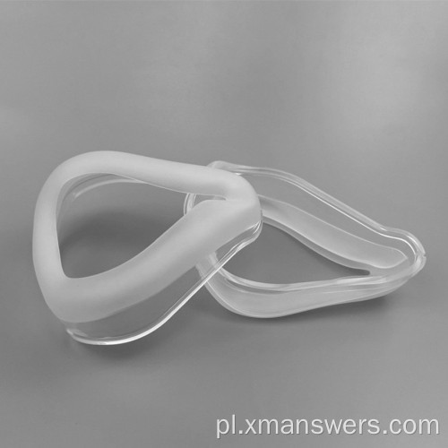 Niestandardowe gumowe plastikowe maski CPAP dla śpiących na boku